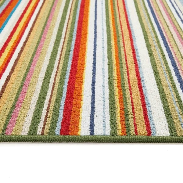 The Rugs Candy Multi Green Stylish Patterned Mat |Quality UK