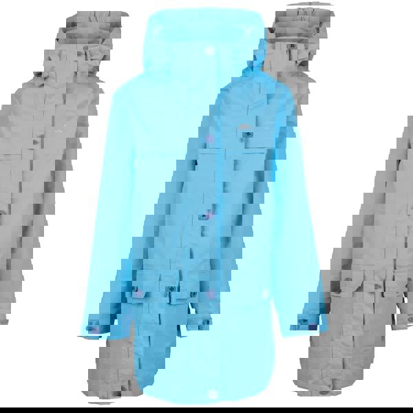 Trespass Girls Fairly TP50 Waterproof Jacket - Blue Skies - 