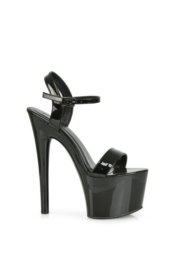 XY LONDON Statement Strappy Sky High Stiletto Platform Heels
