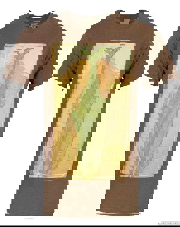 Boxtrolls Mens Brown Fish Placement Print Short Sleeved T-Shirt