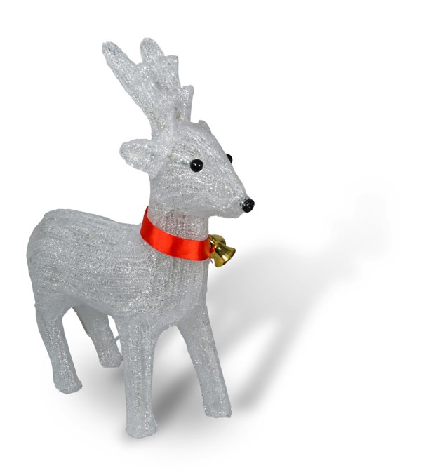 St Helens Acrylic LED Christmas Reindeer, Inc Timer