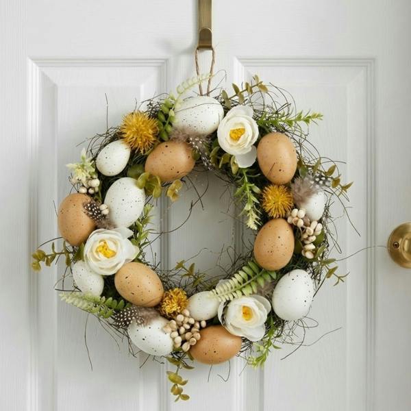 Garden Greatness Botanical Neutral Spring Wreath