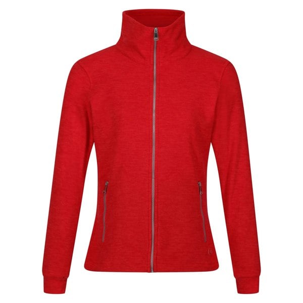 Regatta Women's Azaelia Marl Full Zip Fleece Jacket - Miami Red