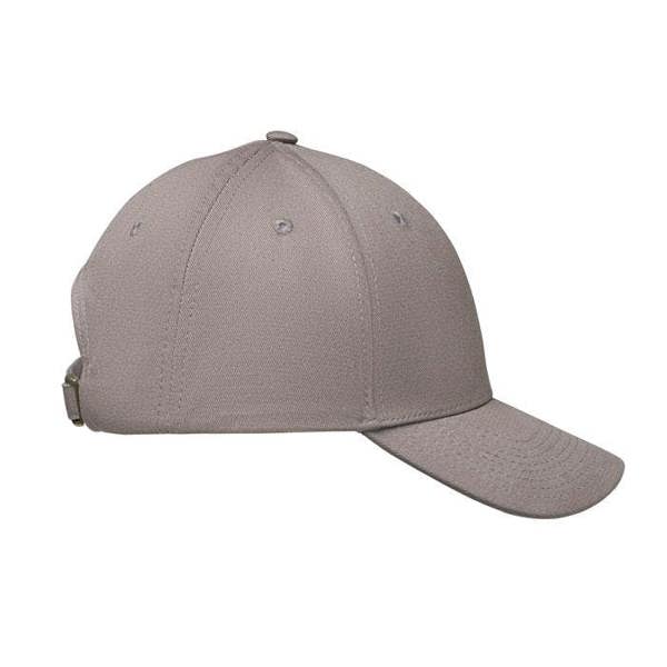 MidOcean Bahamas Cotton 6 Panel Baseball Cap - Grey - 