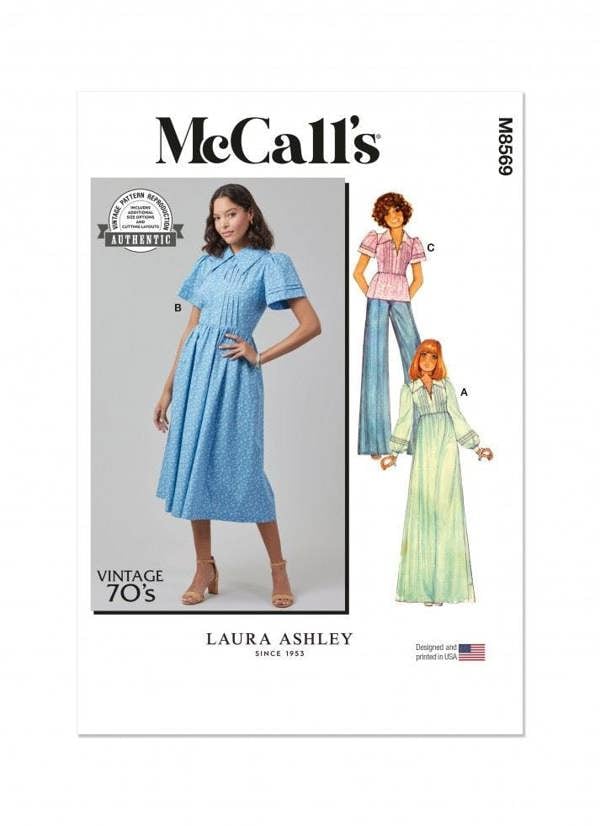 McCalls 8569 Paper Sewing Pattern – Women's Dress, Easy