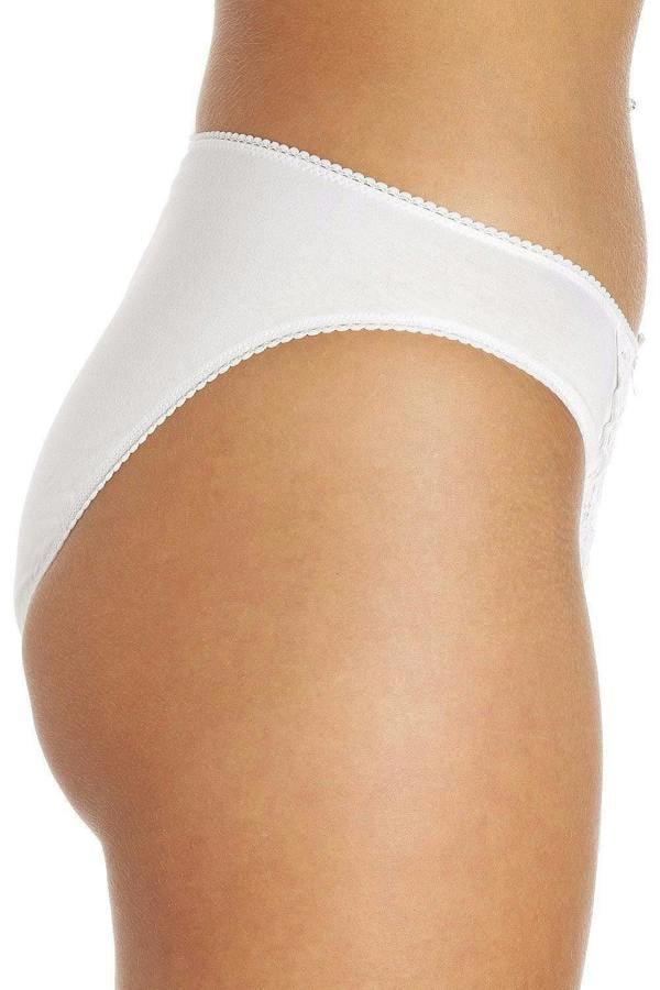 Womens 3 Pack Lace Front HI-Leg Briefs