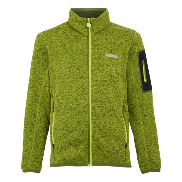 Regatta Childrens/Kids Newhill Fleece Jacket - Grenoble Green/Nephrite Green