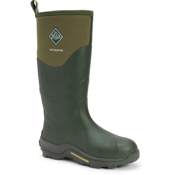 Muck Boots Muckmaster Hi Unisex Wellington Boots in Moss