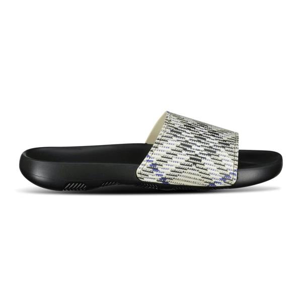 Burberry Dive Checked Sliders Lichen - chancefashionco