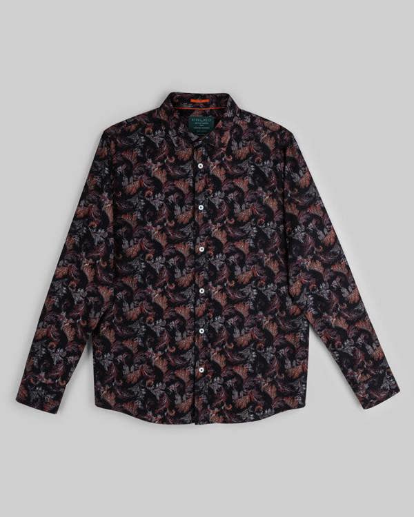Steel & Jelly Limited Edition Seasonal Leaf Slim Fit Shirt