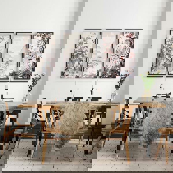 Living Room Picture Wall | Set of 3 Chinoiserie Wall art Prints