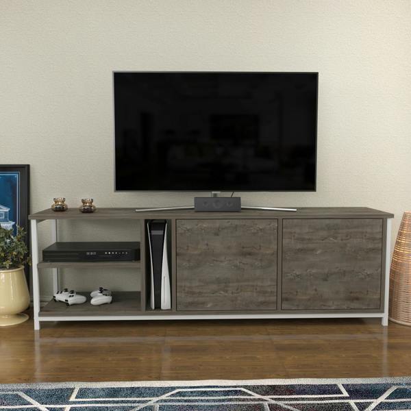 Decorotika Primrose Modern Tv Stand TV Cabinet for TV's up to 72"