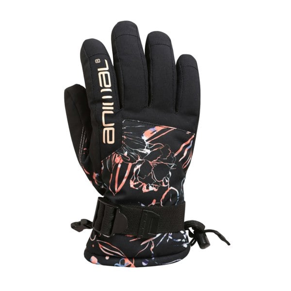 Animal Childrens/Kids Toasty Ski Gloves - Dark Pink