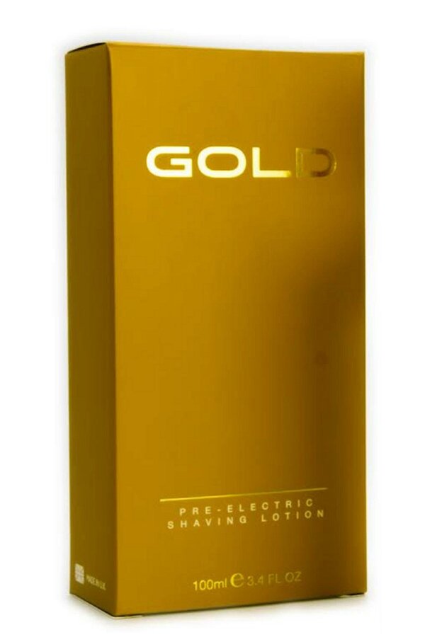 Gold for Men Pre Electric Shave 100ml Gold
