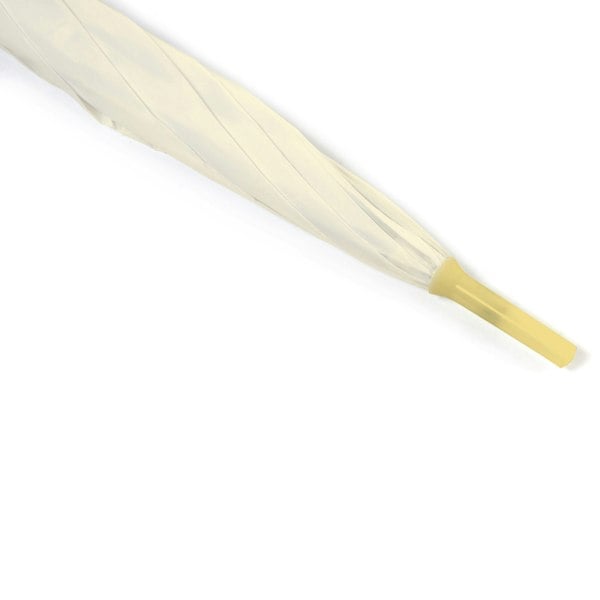 Budget Ivory Wedding Umbrella with Frill Tip