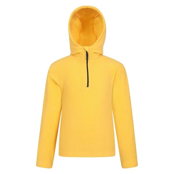 Mountain Warehouse Childrens/Kids Camber II Fleece Hoodie - Mustard - 