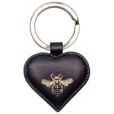 Mala Leather Leather Bumble Bee Keyring With Gift Dustbag