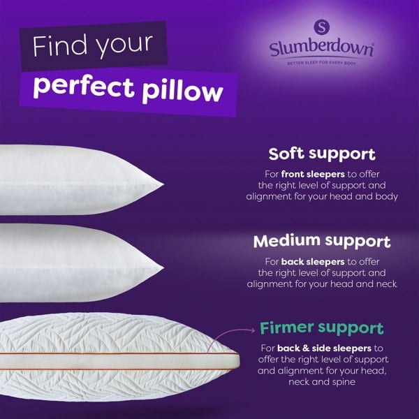 Slumberdown Memory Luxe Firm Support Pillow