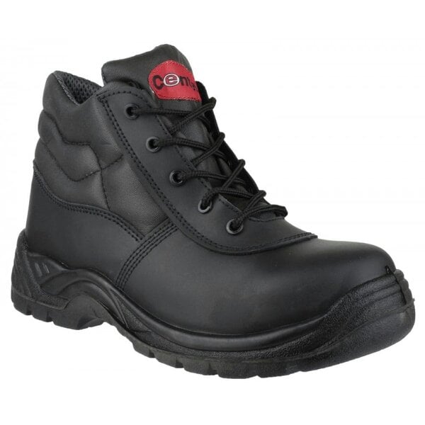 Centek FS30C Leather Safety Boots   in  Black