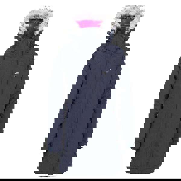 Trespass Childrens Girls Fame Waterproof Parka Jacket - Navy