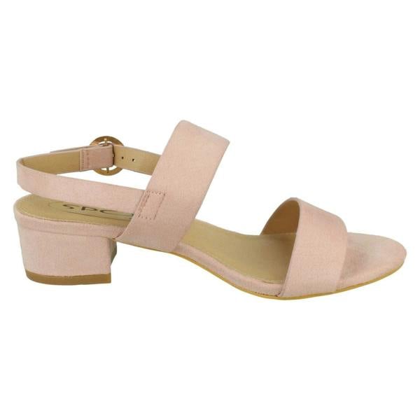 Spot On Ladies Spot On Block Heel Mules F12014
