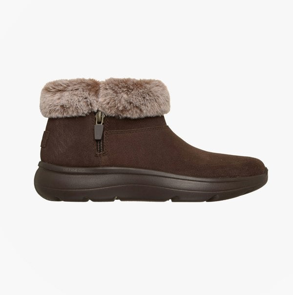 Skechers ON-THE-GO ENCORE - SNOW-CAPPE Womens Boots Chocolate