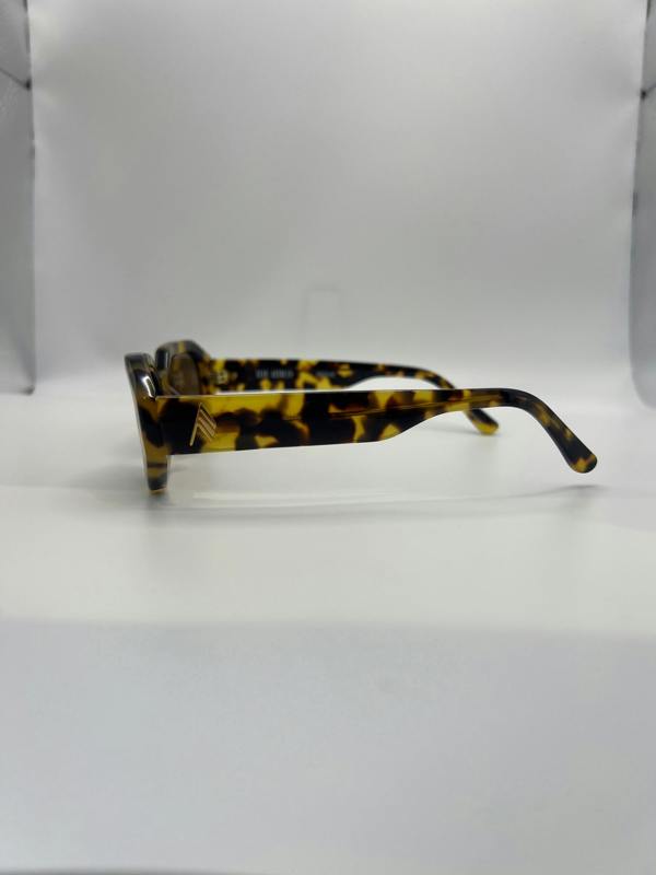 The Attico Tortoiseshell Linda Farrow Edition Irene Sunglasses
