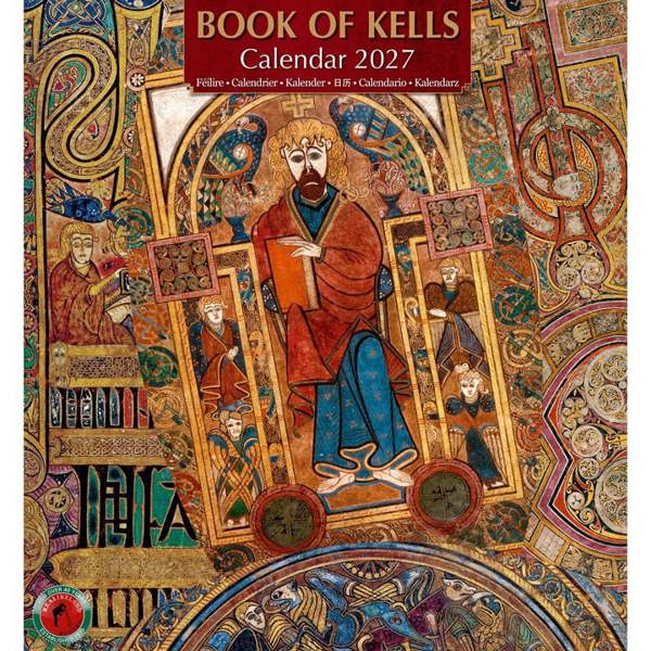 Religion Book Of Kells Calendar 2027, Wall Calendars, Month To View, Lifestyle, Gift