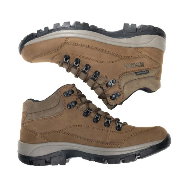 Regatta Womens/Ladies Bayton Leather Mid Cut Walking Boots - Brown - 