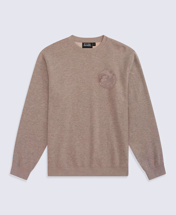Animal Womens Dakota St Ives Wave Sweatshirt - Beige
