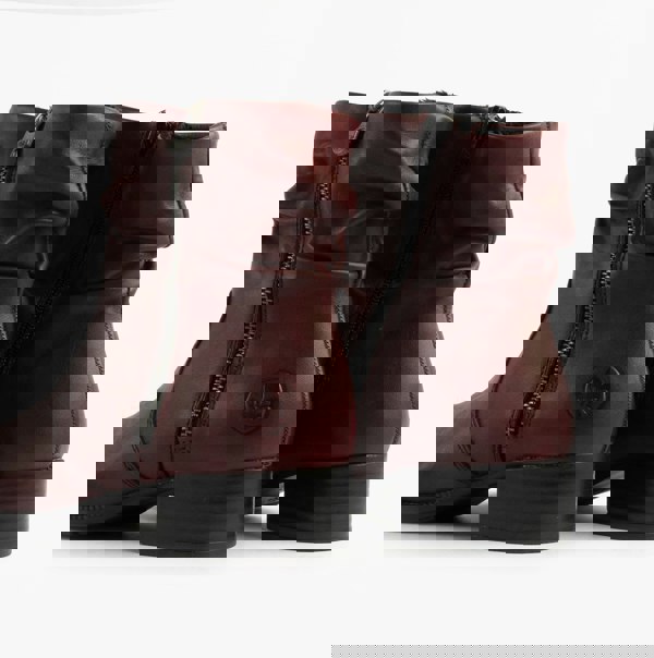 Rieker 78656-35 Womens Boots Red