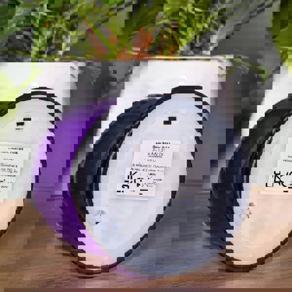 Samuel Alexander 20cm Battery Operated Light up Purple Witch's Hat Water Globe Decoration