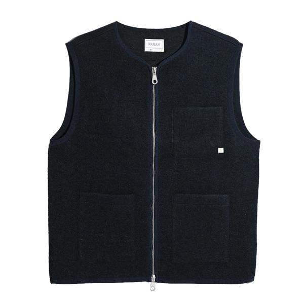 Farah Myles Crew Neck Zip Gilet