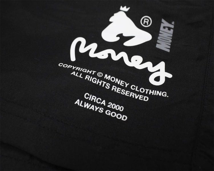 Money Copyright Swim Shorts Black