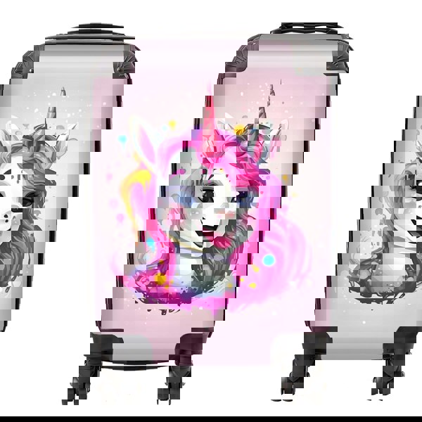 Warren Reed Happy Unicorn Splashart Suitcase