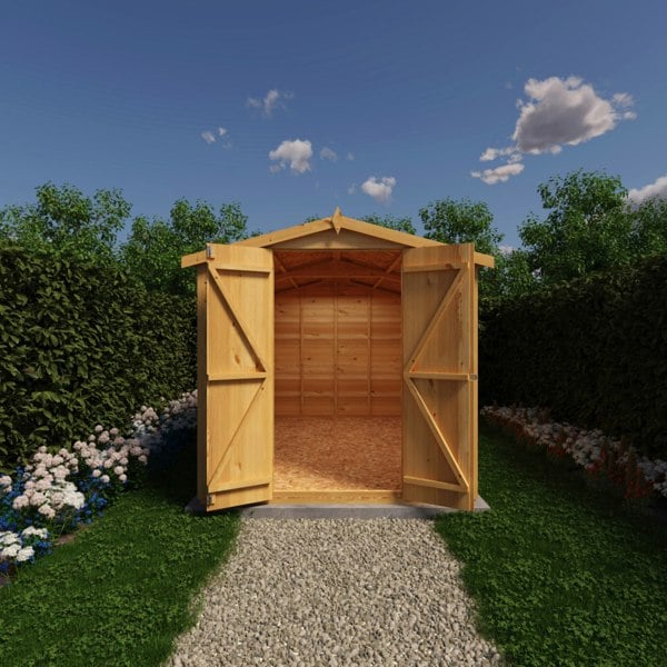 Shire Overlap Double Door No windows 10x6 Storage Shed