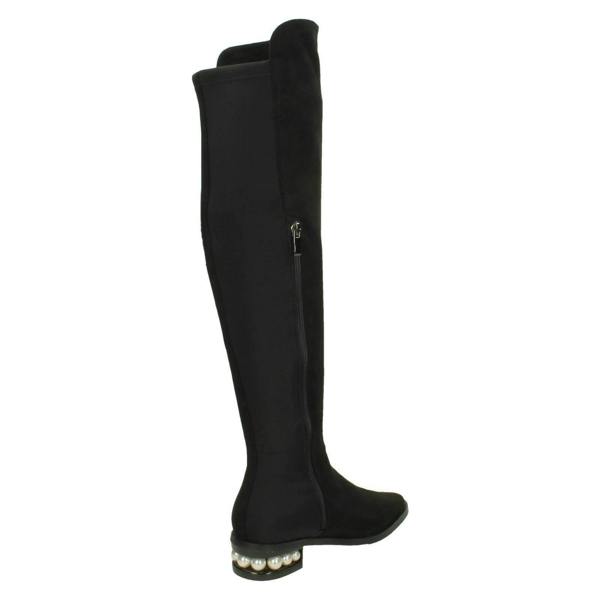 Spot On Ladies Spot On Over The Knee High Leg Boots