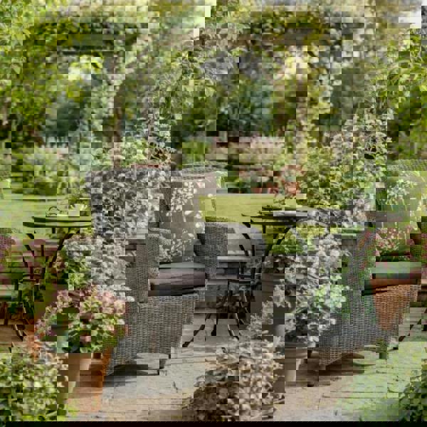 Scatter Cushions Polyester 45cm x 45cm (18"x18") – Outdoor Garden Sofa Cushions | UK Made REINAISSANCE GREY The Garden Furniture Shop