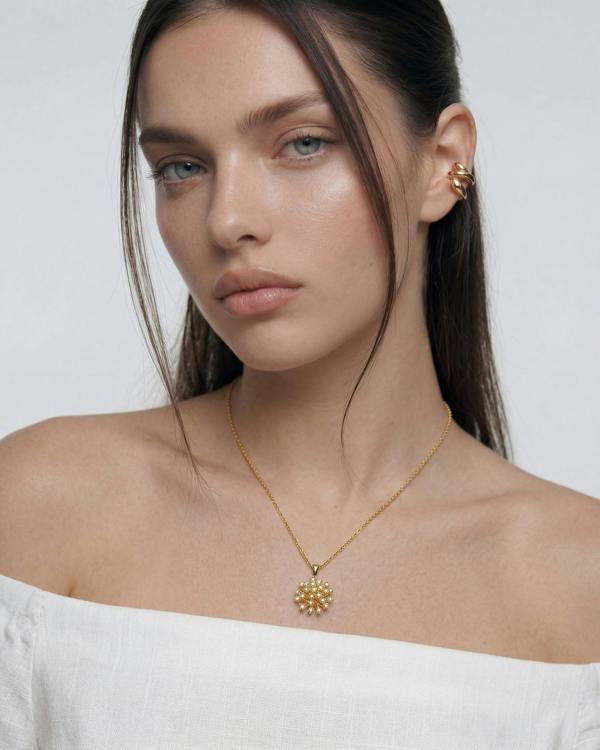 Elk & Bloom 14k Molten Gold Huggie Hoop Ear Cuff