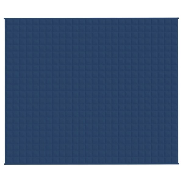 Berkfield Weighted Blanket Blue 220x260 cm 11 kg Fabric