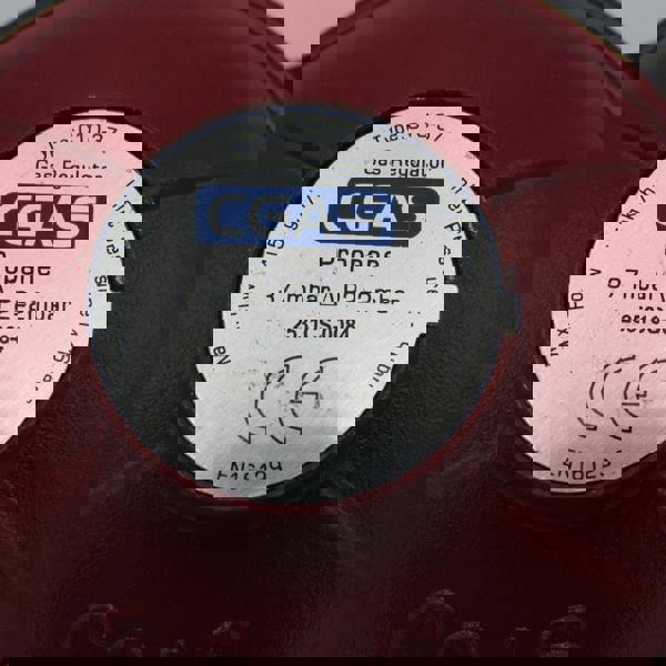 37mbar Propane Gas Regulator with Gauge (27MM Clip On Calor Patio Heater)