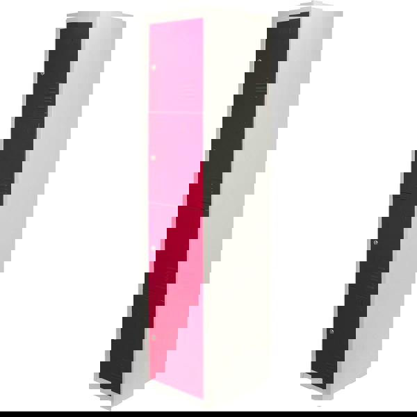 Monstershop Metal Storage Lockers - Four Doors, Flatpacked, Red