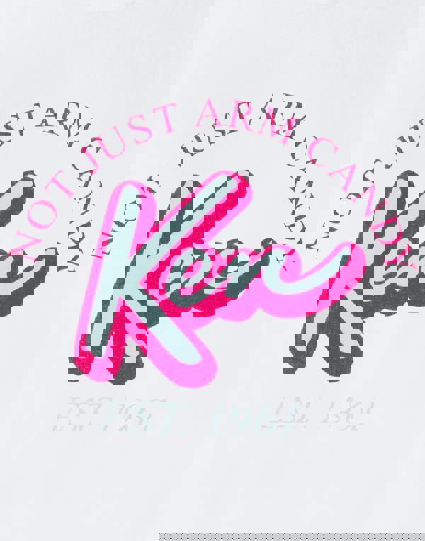 Barbie Mens White Ken Arm Candy Classic Short Sleeved T-Shirt