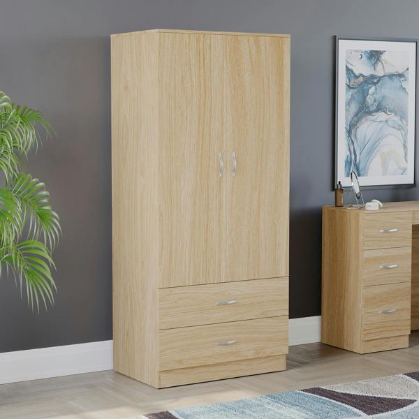 Vida Designs Riano 2 Door 2 Drawer Wardrobe