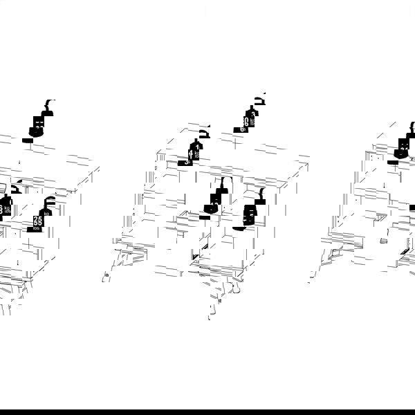 Furniture To Go Ry Sideboard 2 doors + 2 drawers Matt Black Walnut