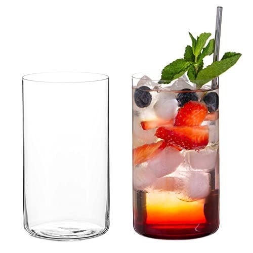 Diamante 'Air' Hi ball Cocktail Glasses - Set of 2