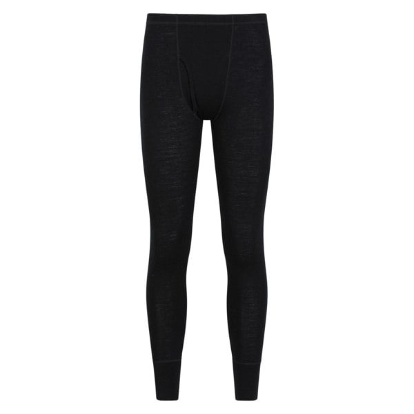 Mountain Warehouse Mens Merino II Thermal Bottoms - Black