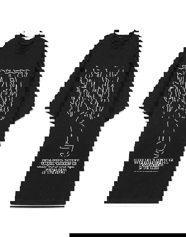 Show Me The Merch Womens Black Salem Short Sleeved T-Shirt