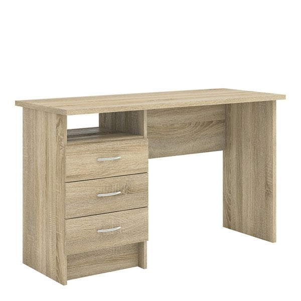 Furniture To Go Function Plus Desk 3 Drawers in Oak
