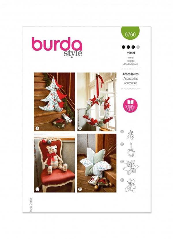 Burda Sewing Pattern 5760 Toys , One Size - Intermediate